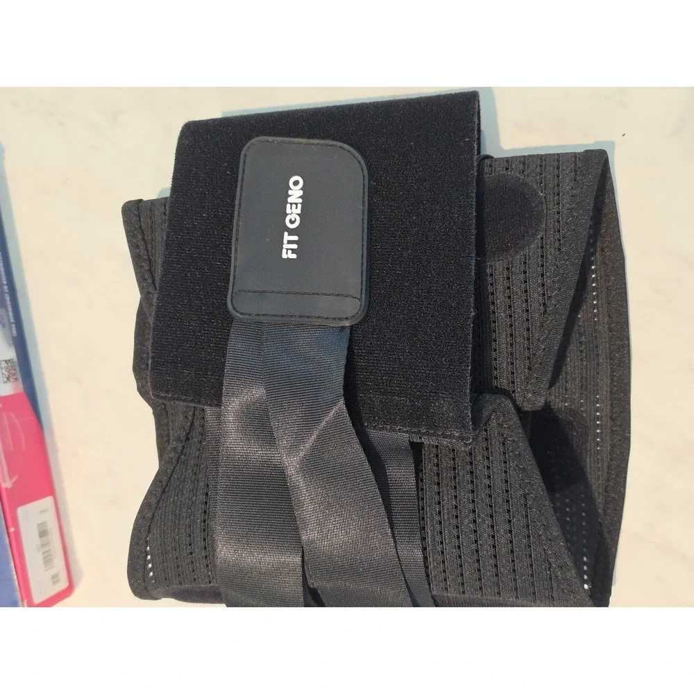 Fit Geno 2 In 1 Back Brace And Posture Corrector Size Medium Black.    0118